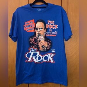 Ripple Junction Blue The Rock Graphic Tee - NWOT
